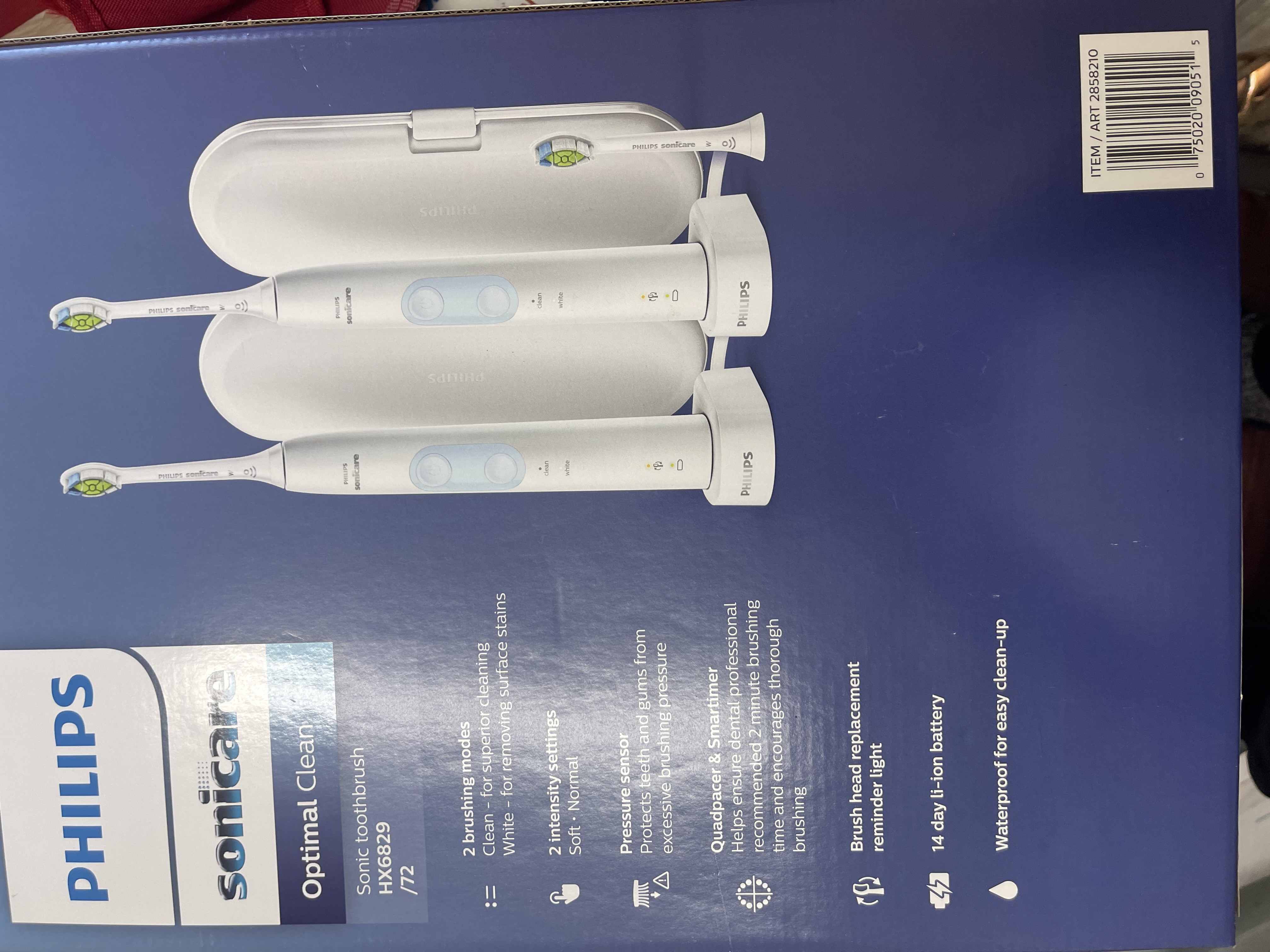 PHILIPS sonicare Optimal Clean Sonic toothbrush